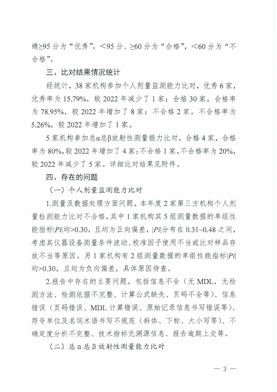 豫職質控〔2023〕33號 關于2023年度河南省放射衛(wèi)生檢測能力比對結果的通報_0001(3)_02.jpg